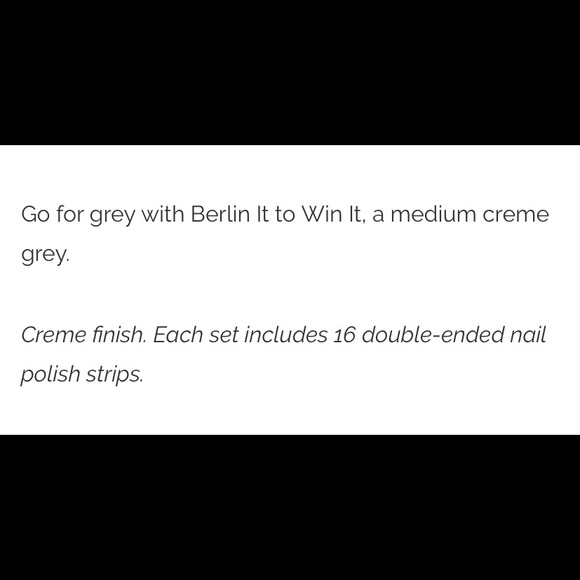 NEW Color Street Berlin it to win it nail strips - Picture 6 of 7